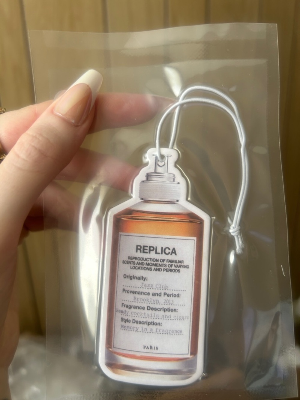 Replica Jazz Club car freshie